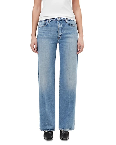 Agolde Harper Mid Rise Straight Leg Jeans