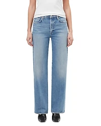 Agolde Harper Mid Rise Straight Leg Jeans