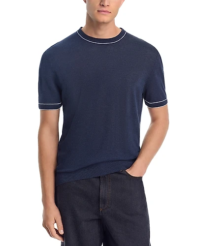 Boss Linen Blend Crewneck Sweater