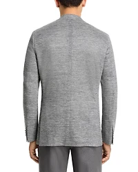 Mélange Linen Blend Jersey Regular Fit Soft Sport Coat