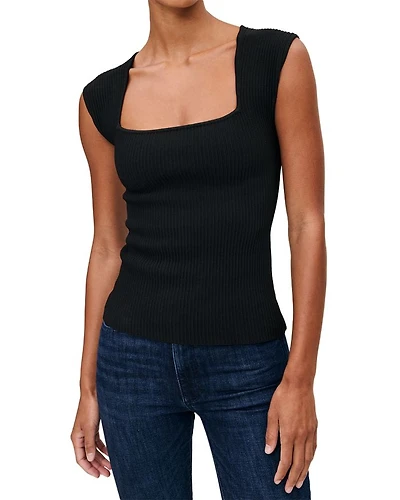 Square Neck Instasculpt™ Rib Top