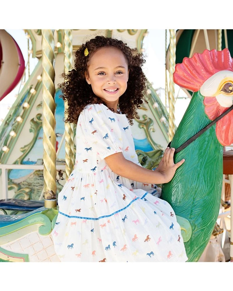 Girls' Charlie Gauze Dress - Little Kid