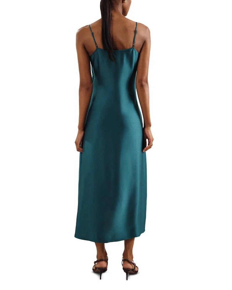 Petite Zoey Drape Slip Dress