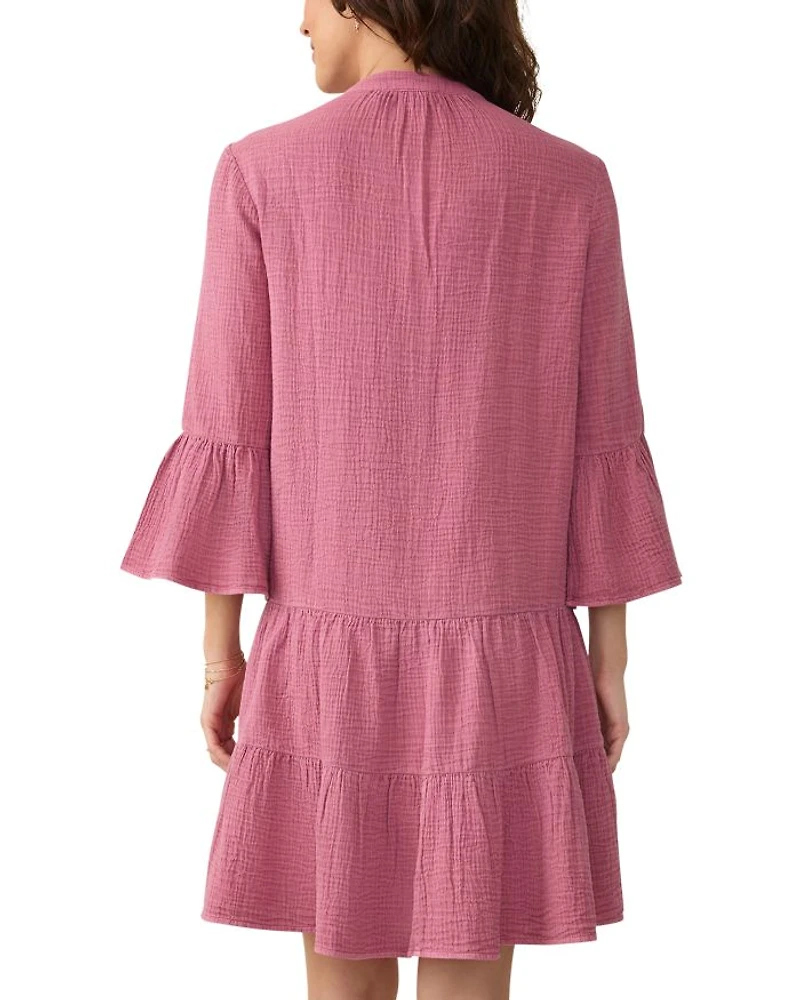 Kasey Organic Cotton Tiered Dress
