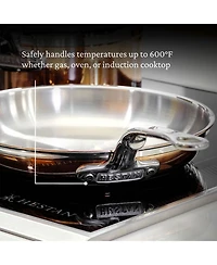 CopperBond® 12.5" Induction Copper Skillet