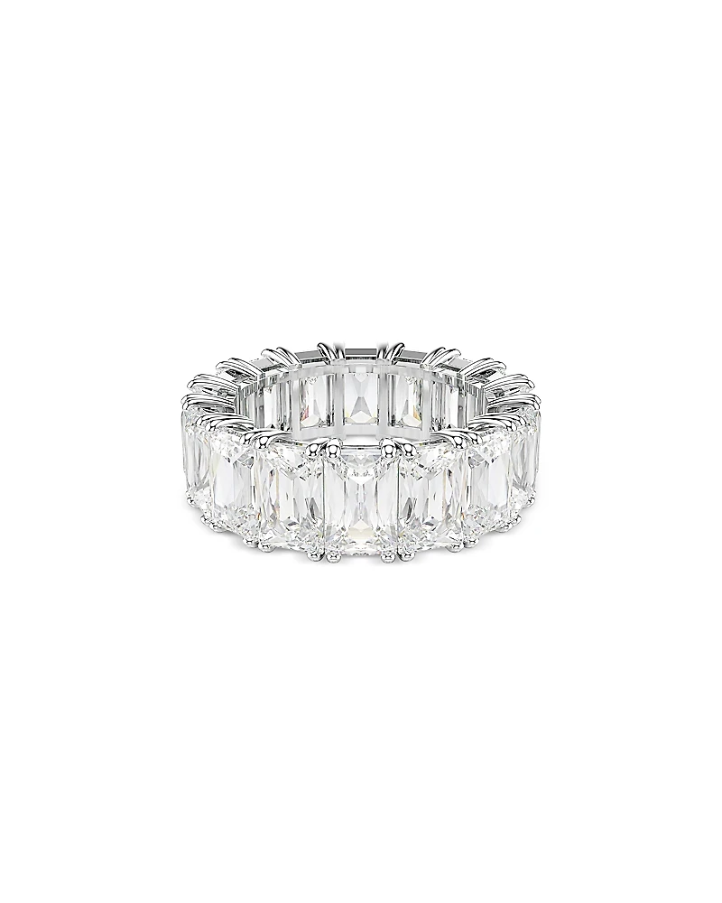 Swarovski Matrix Crystal Eternity Band Ring