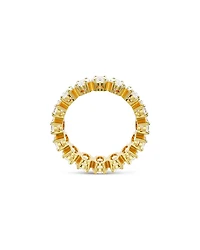 Matrix Oval Crystal Eternity Ring