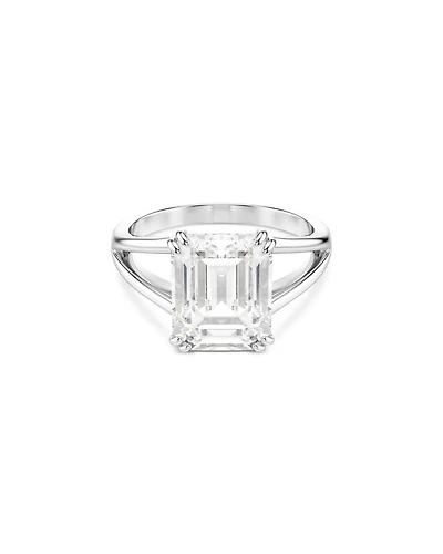 Stilla Octagon Crystal Split Band Ring