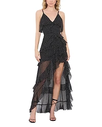 Alice and Olivia Laverne Lace Up Back Dress