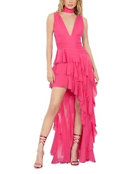 Holly Tiered High Low Dress