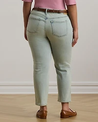 Mid Rise Straight Ankle Jean Stella Wash
