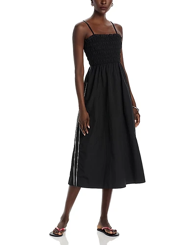 Steve Madden Kit Smocked Poplin Midi Dress