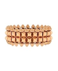 Double Row Clash de Cartier Ring 18K Rose Gold