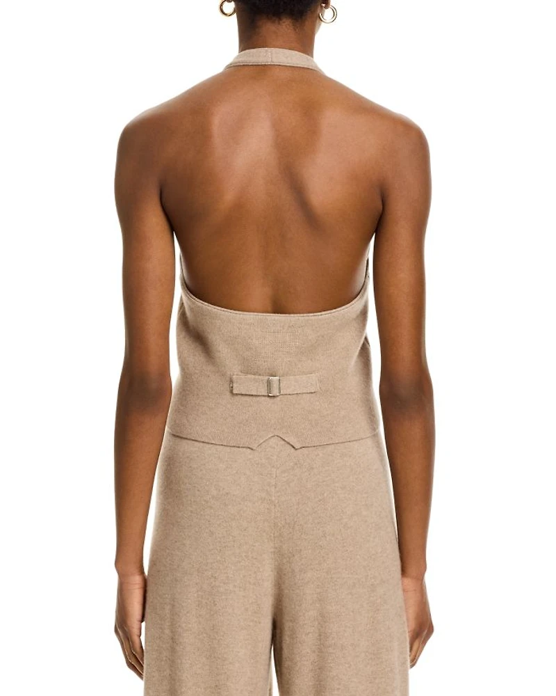 Tailored Halter Vest