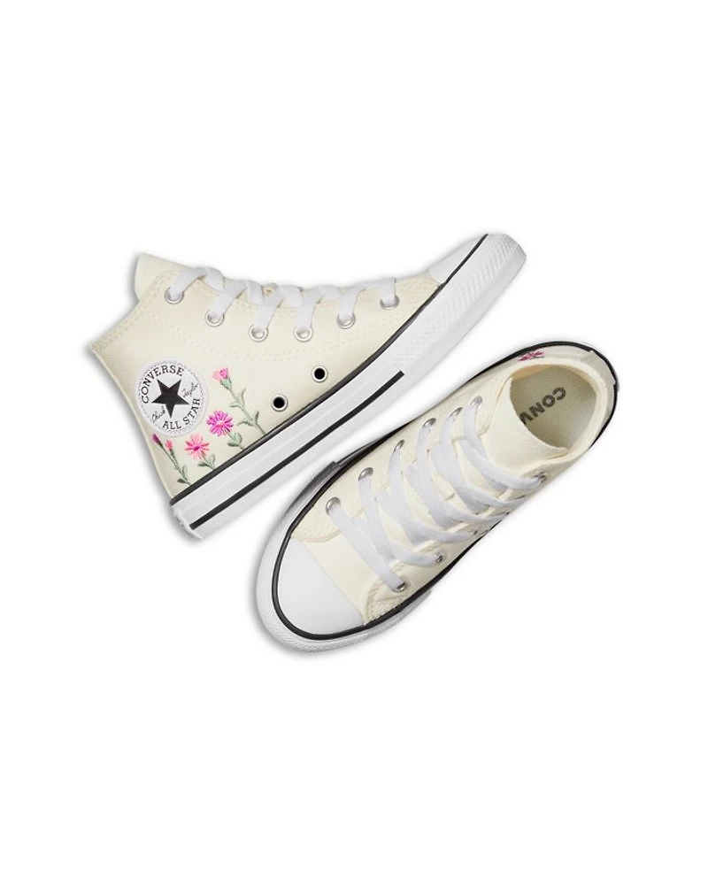 Girls' Chuck Taylor All Star Hi Joyful Florals Lace Up Sneakers - Toddler, Little Kid