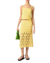 Long Crochet Skirt