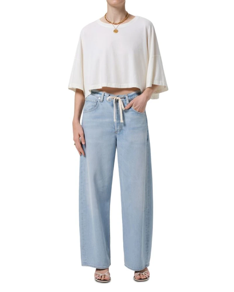 Brynn High Rise Wide Leg Jeans Portola
