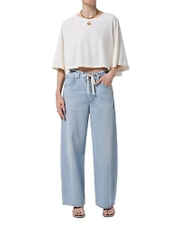 Brynn High Rise Wide Leg Jeans Portola