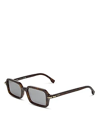 Fendi Selleria Rectangle Sunglasses, 51mm