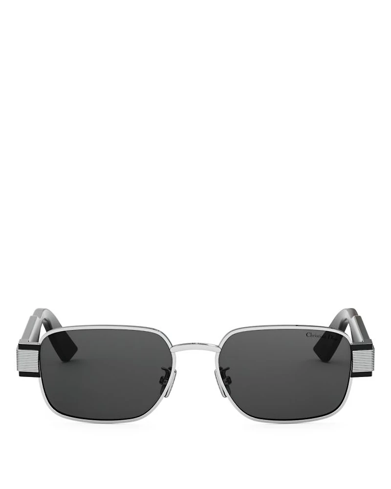 Christian Dior Label S2U Silver Rectangular Sunglasses, 54mm