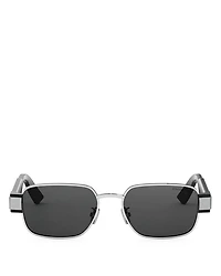 Christian Dior Label S2U Silver Rectangular Sunglasses, 54mm