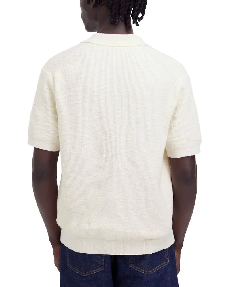 Waffle Knit Johnny Polo
