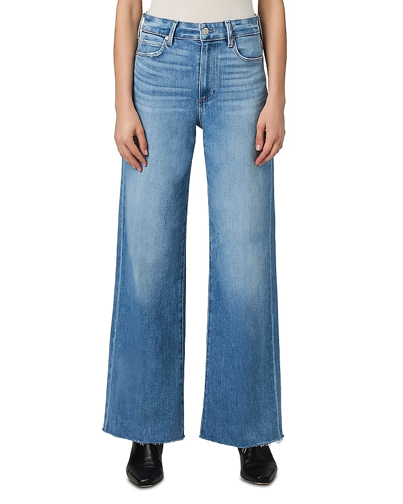 Paige Anessa High Rise Wide Leg Jeans