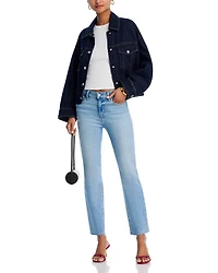 Cindy Raw Hem Jeans Tune Distressed