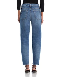 The Borrowed High Rise Ankle Slim Straight Jeans Famous