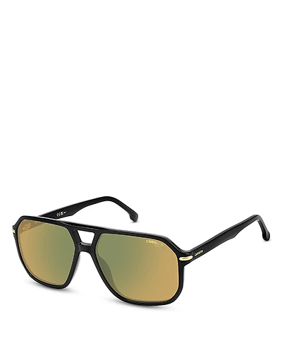 Carrera Square Double Bridge Sunglasses, 59mm