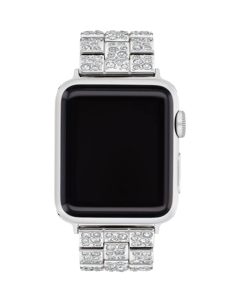 Apple Watch® Stainless Steel & Crystal Bracelet