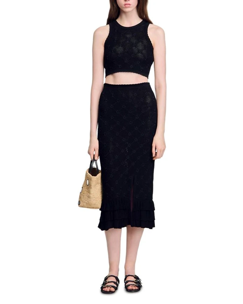 Knit Midi Skirt