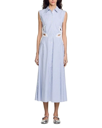 Embellished Cutout Maxi Dress