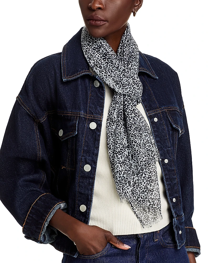 Bloomingdale's Animal Print Scarf - Exclusive