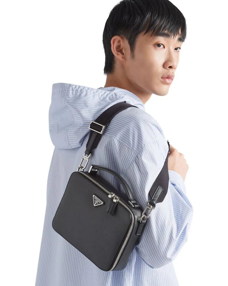 Medium  Brique Saffiano Leather Bag