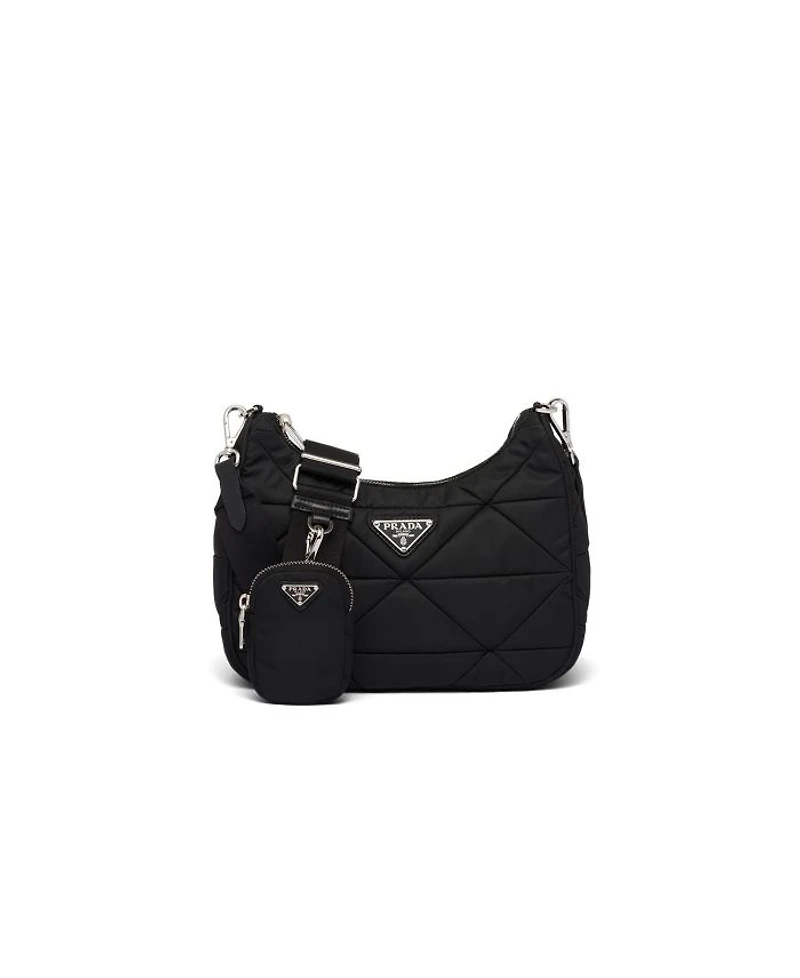 Padded Re-Nylon Shoulder Bag