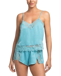 Bloom by Jonquil Shimmer Satin Cami Short Pajama Set