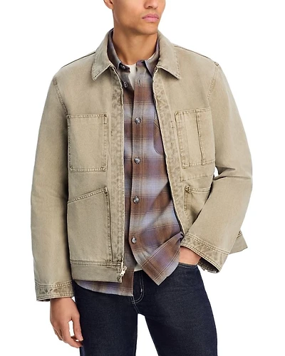 Garment Dyed Canvas Work Jacket