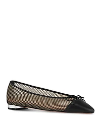 Aquazzura Women's Gioia Mesh Flats