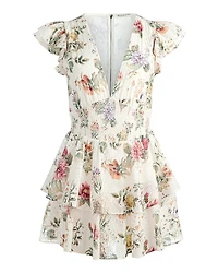 Kessie Ruffle Sleeve Romper