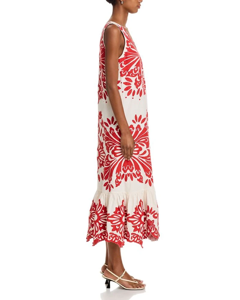 Liliana Appliqué Maxi Dress