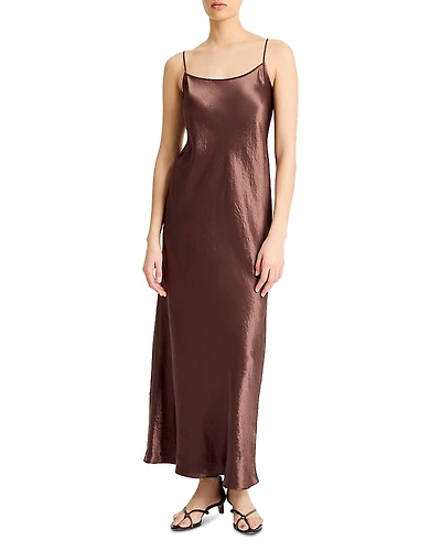 Vince Bias Maxi Slip Dress