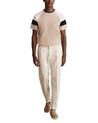 Mercerised Color Blocked Tee