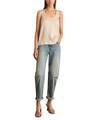 Ruby Mixed Media Tank Top