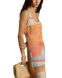 Layla Sunset Print Dress