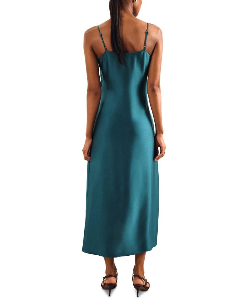 Zoe Draped Slip Dress