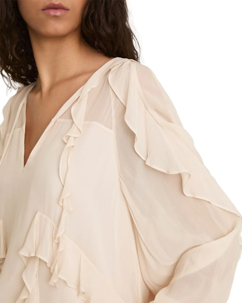 Zaria Ruffled Top