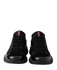 Men's Patent Leather and Technical Fabric America's Cup Sneakers