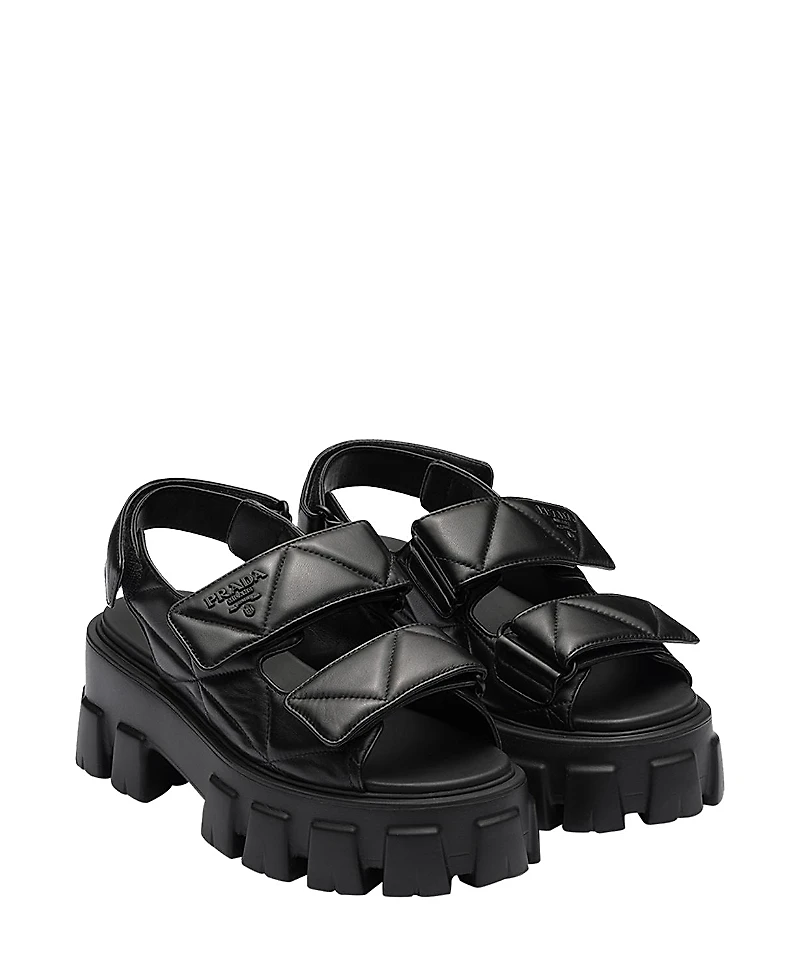 Prada Women's Monolith Nappa Leather Sandals