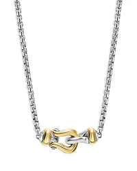 David Yurman Petite Buckle Necklace